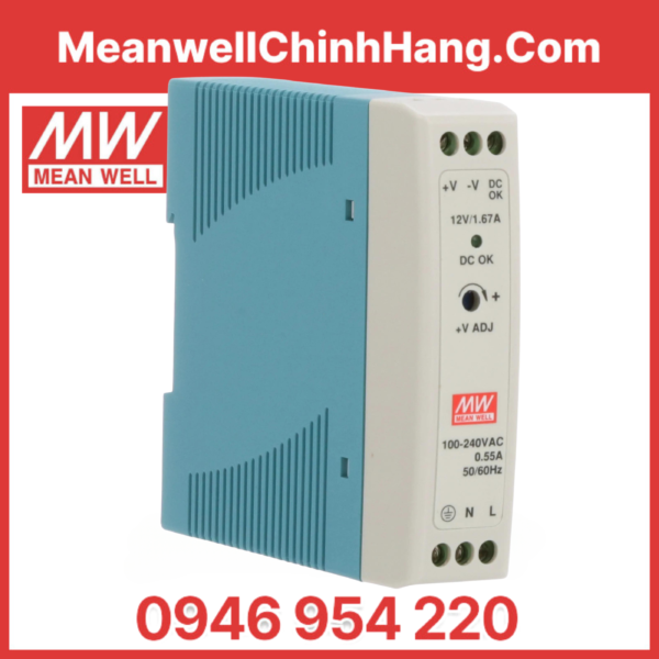 Nguồn Meanwell MDR-20-12