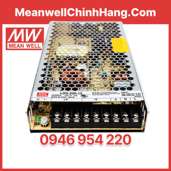 Nguồn Meanwell LRS-200-12