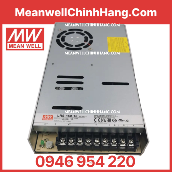 Nguồn Meanwell LRS-450-15