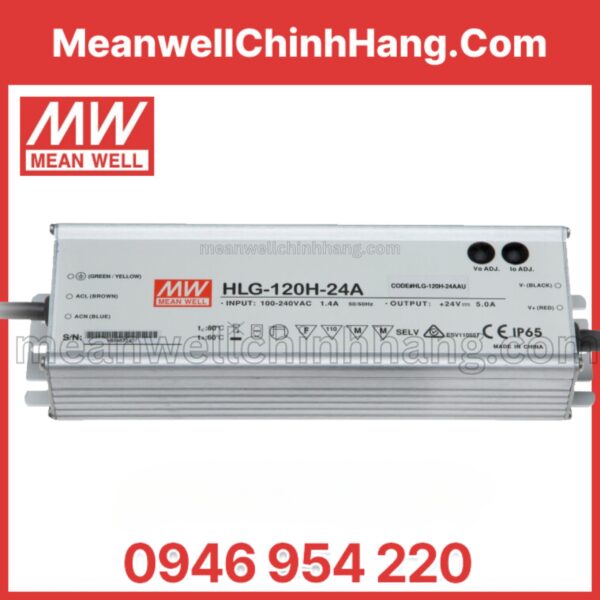 Nguồn Meanwell HLG-120H-24A