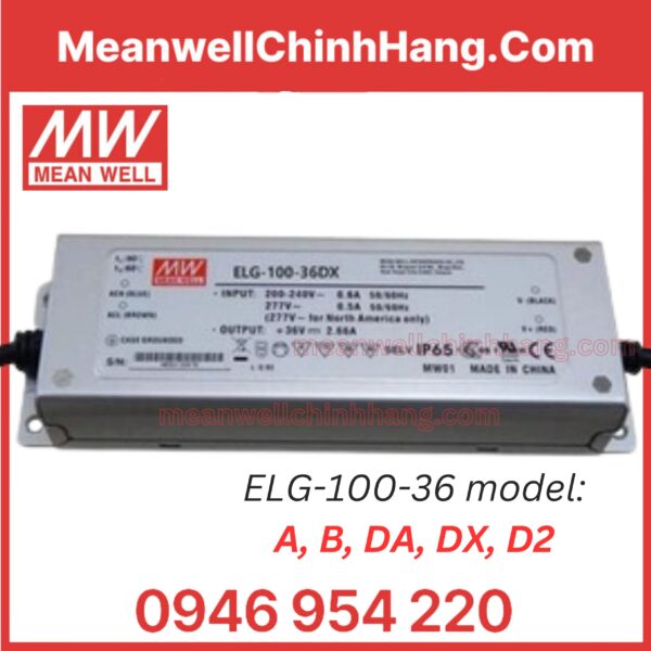 Nguồn Meanwell ELG-100-36DX