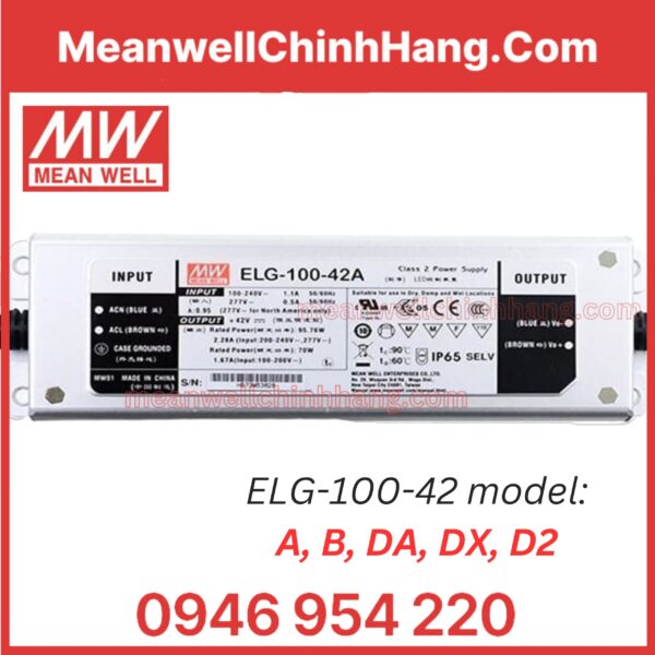 Nguồn Meanwell ELG-100-42A