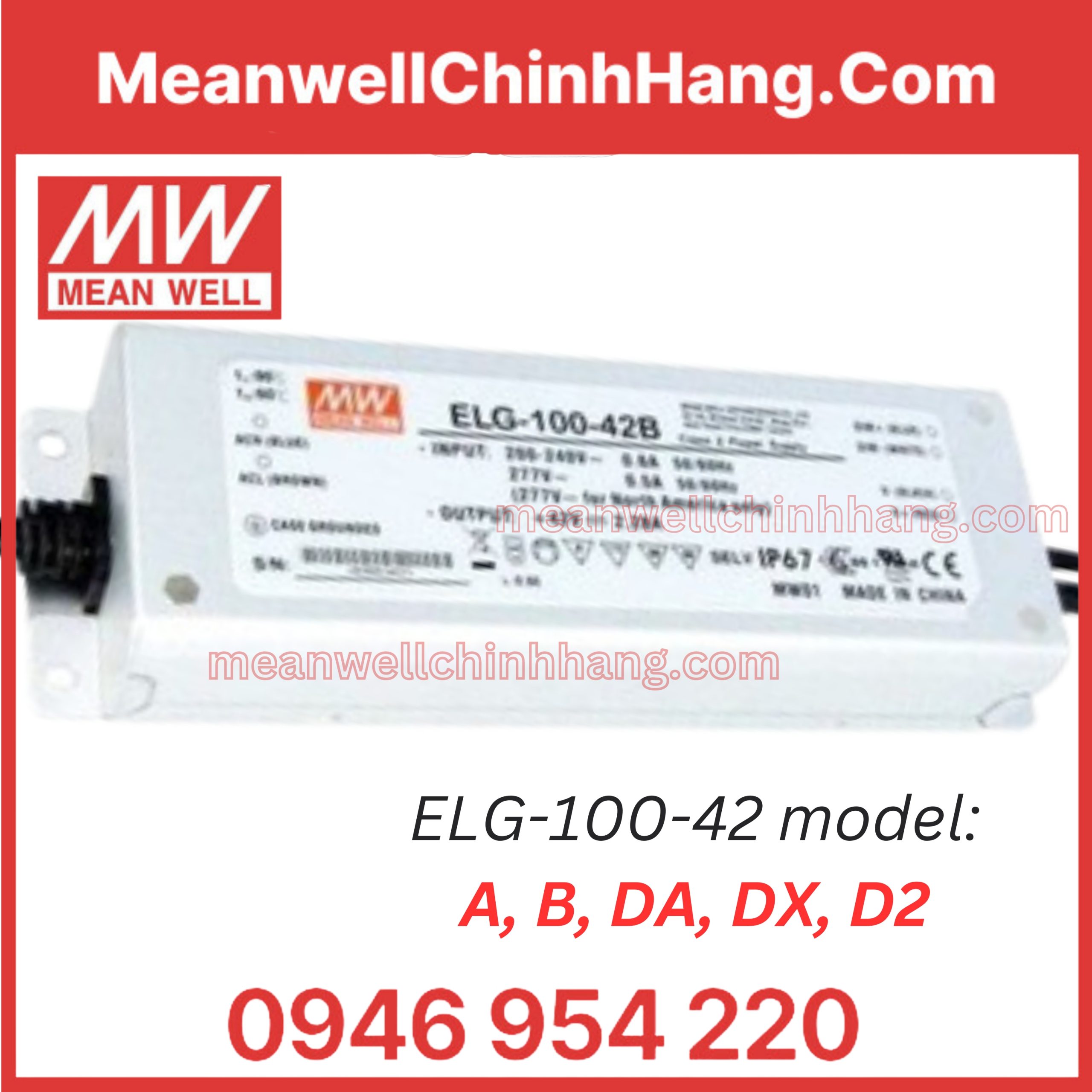 Nguồn Meanwell ELG-100-42B