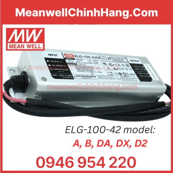 Nguồn Meanwell ELG-100-42DA