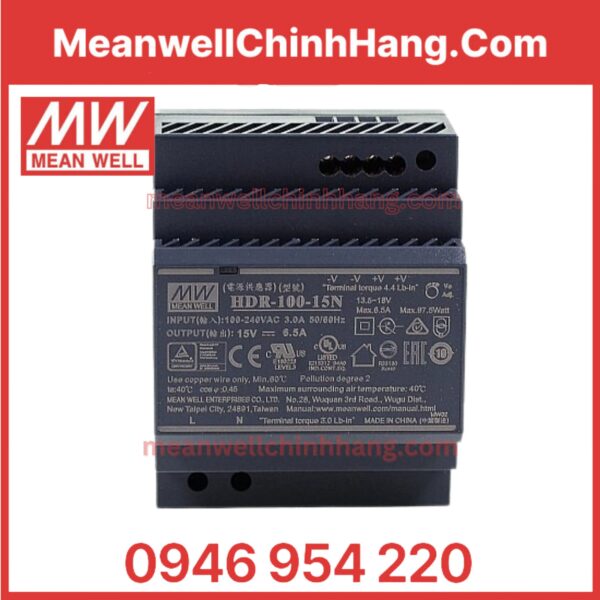 Nguồn Meanwell HDR-100-15N