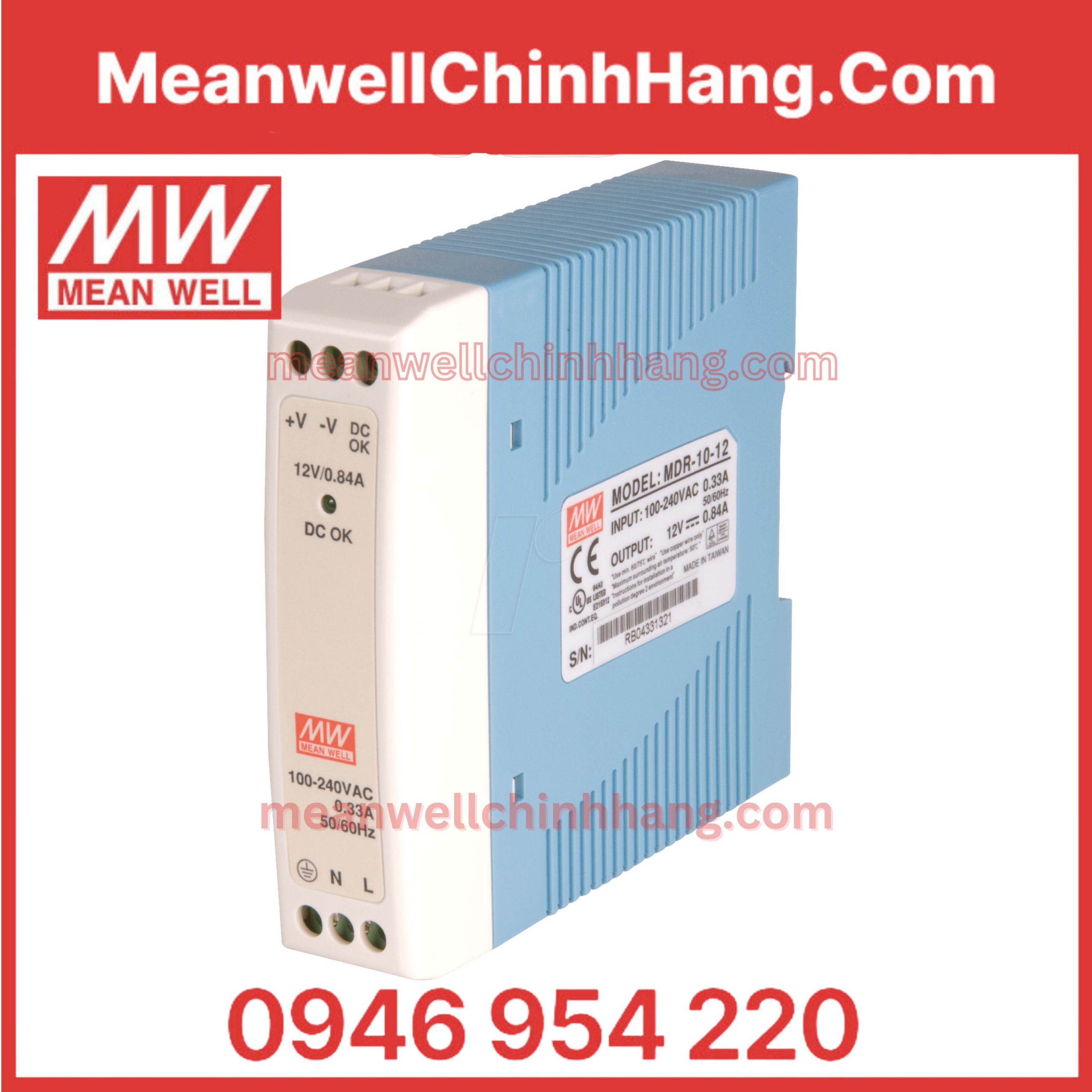 Nguồn Meanwell MDR-10-12