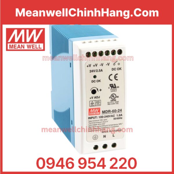 Nguồn Meanwell MDR-60-24