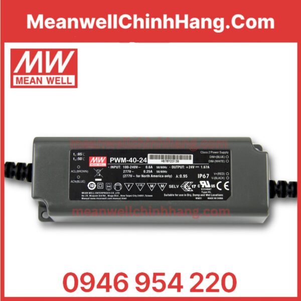 Nguồn Meanwell PWM-40-24