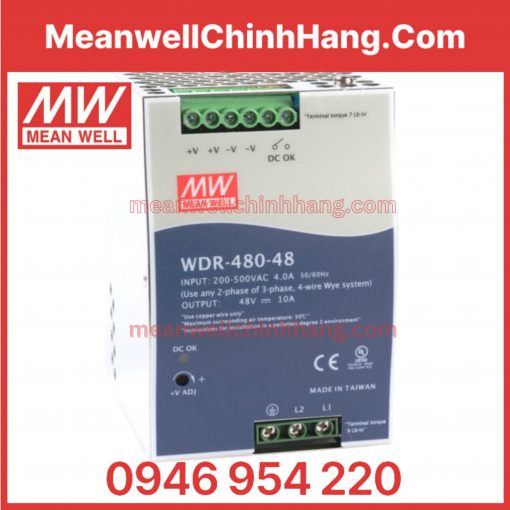 Nguồn Meanwell WDR-480-48